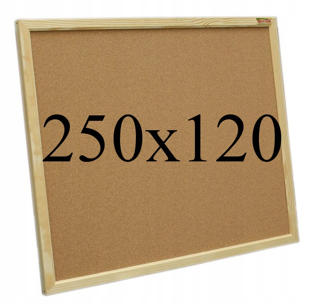 Tablica korkowa 250x120 cm.120x250, super jakość ! EAN (GTIN) 5905723480403