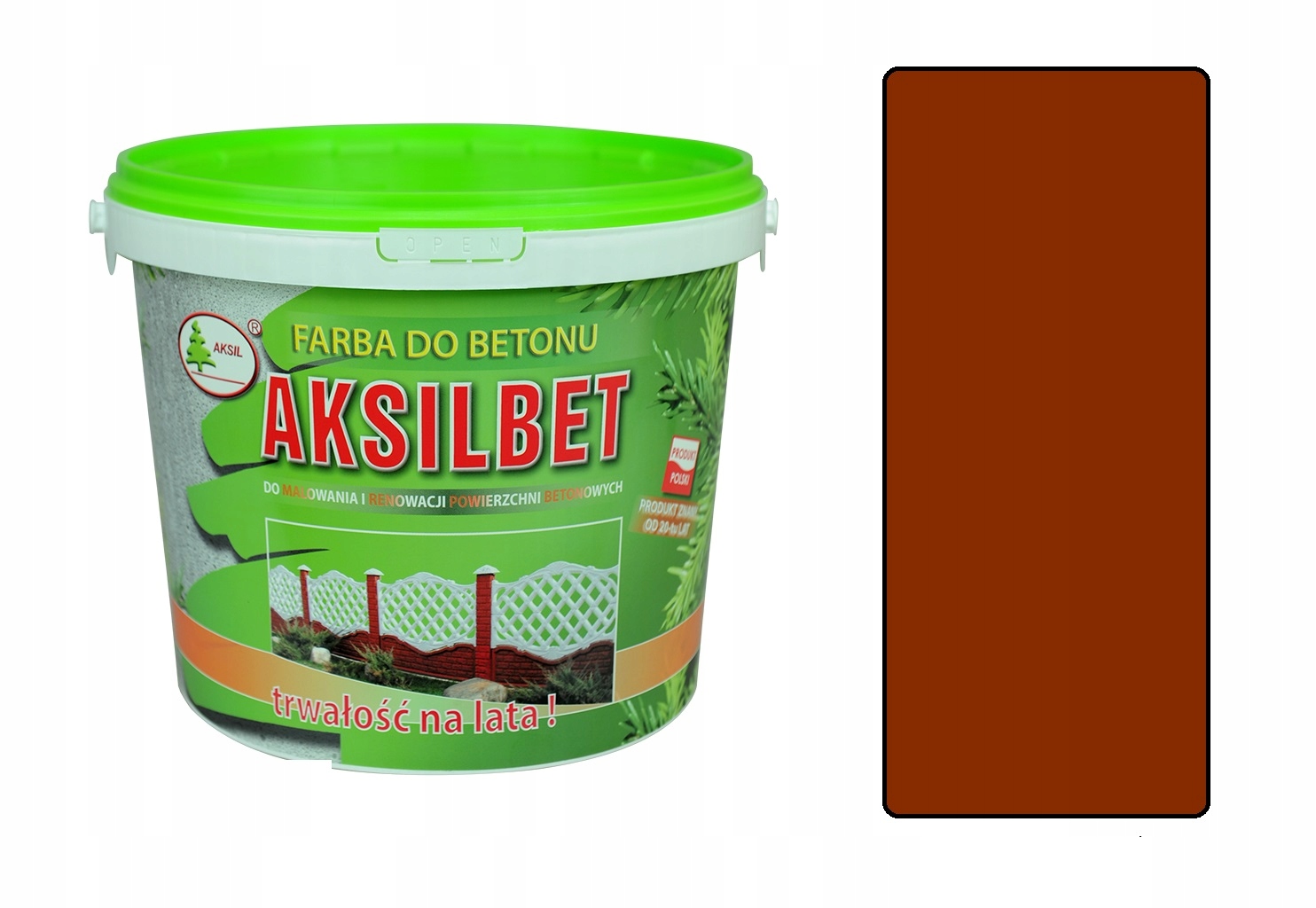 

Farba Aksilbet do betonu cegły 1L klinkier ciemny