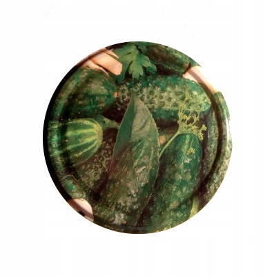 

10 X Wieczko ogórki Fi 82 Zakrętki Na Słoiki