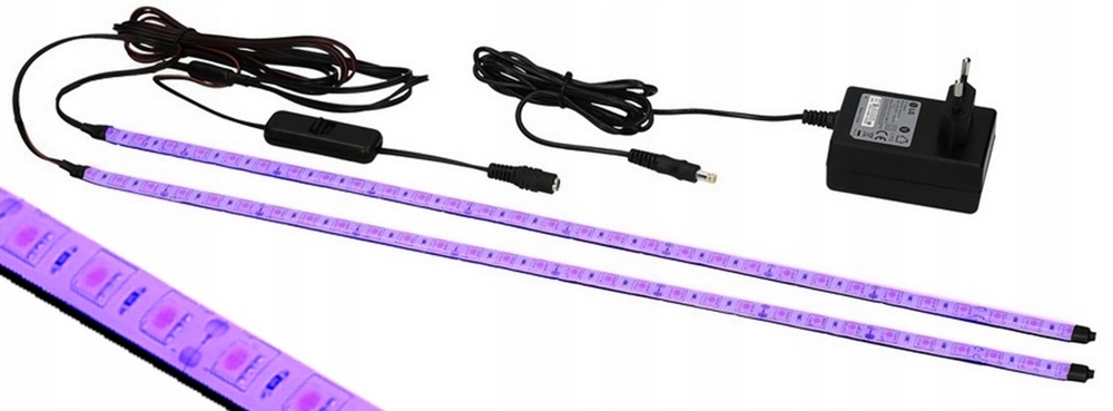 Levně 2x80cm Led osvětlení kameLEDon Uv terárium