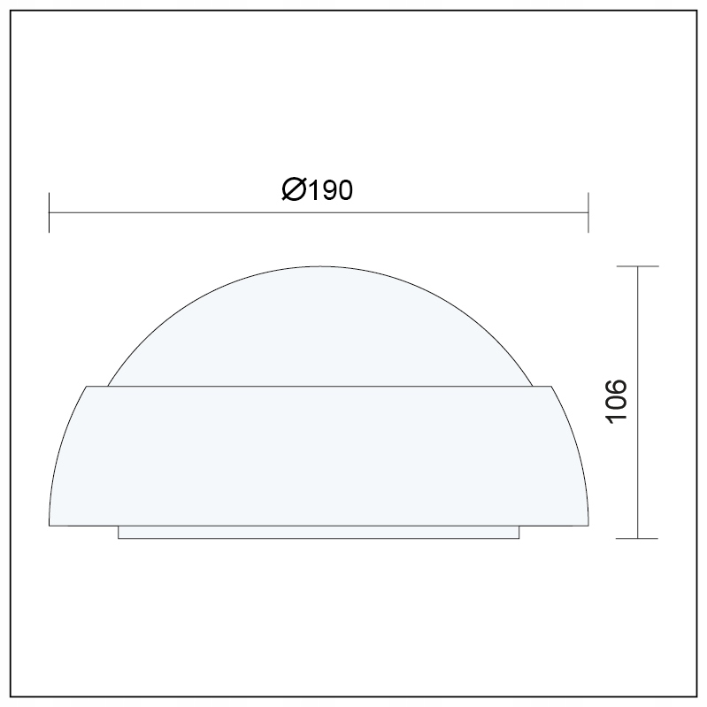 PLAFON LED E27 LAMPA OGRODOWA SUFITOWA ZEWNĘTRZNA Kolor czarny