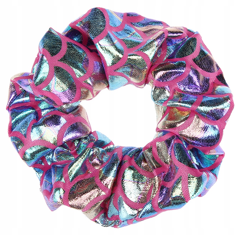 GUMKA DO WŁOSÓW SCRUNCHIE HOLO SYRENKA BŁYSZCZĄCA