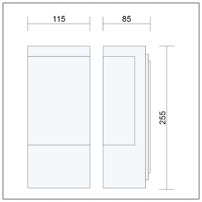 KINKIET ZEWNĘTRZNY LAMPA OGRODOWA ELEWACYJNA E27 Rodzaj gwintu E27