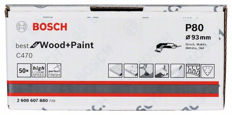 Papier ścierny na rzep DELTA GR.80 BOSCH Marka Bosch