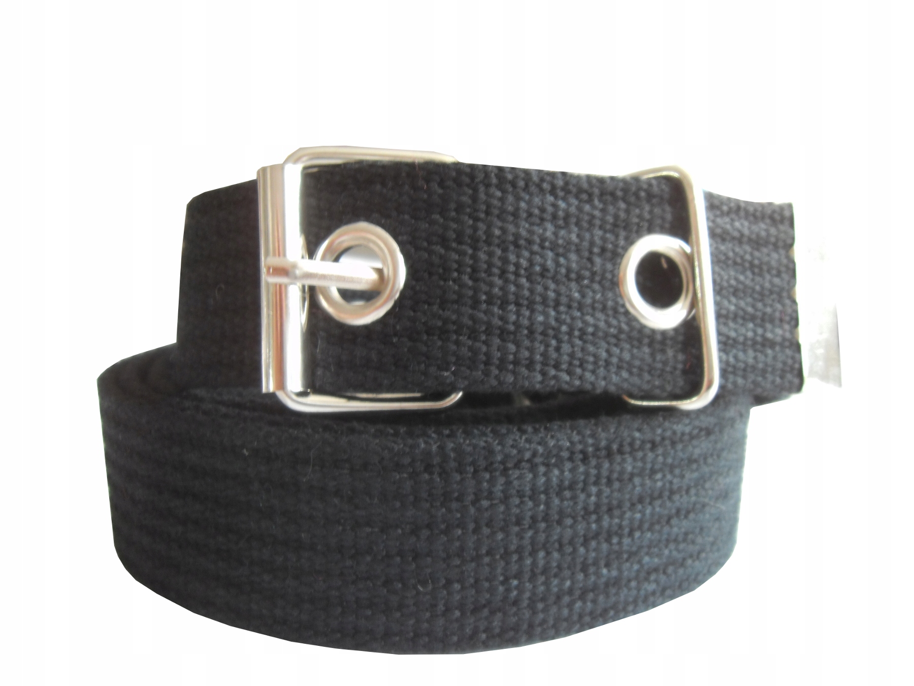 

Pasek Parciany Bawełna Czarny 3CM 1 oczko 115 CM