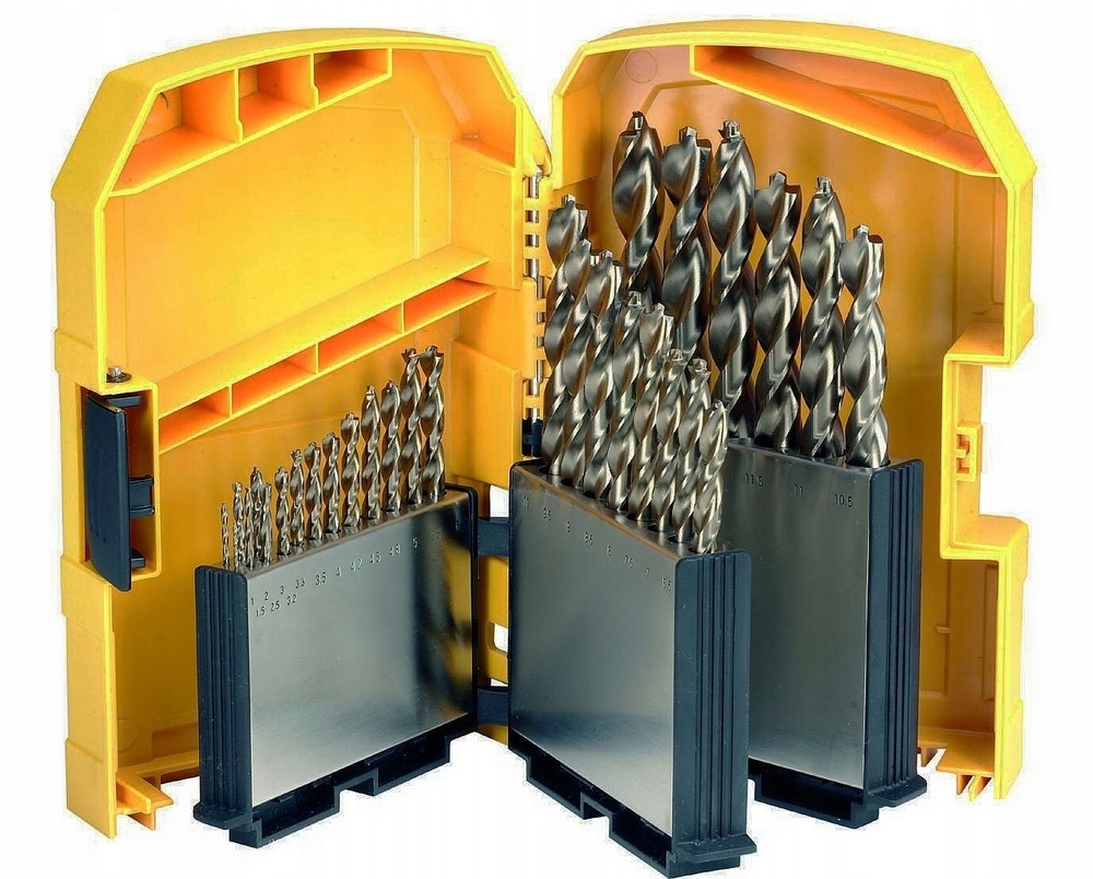 DeWalt Zestaw wierfteł do stali nierdzewnej Inox 1-13 mm 29 elem Kobaltowe