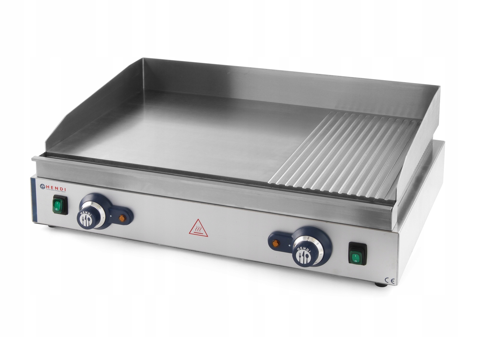 PODWÓJNA PŁYTA GRILLOWA GLADKO-RYFLOWANA HENDI Zasilanie elektryczne