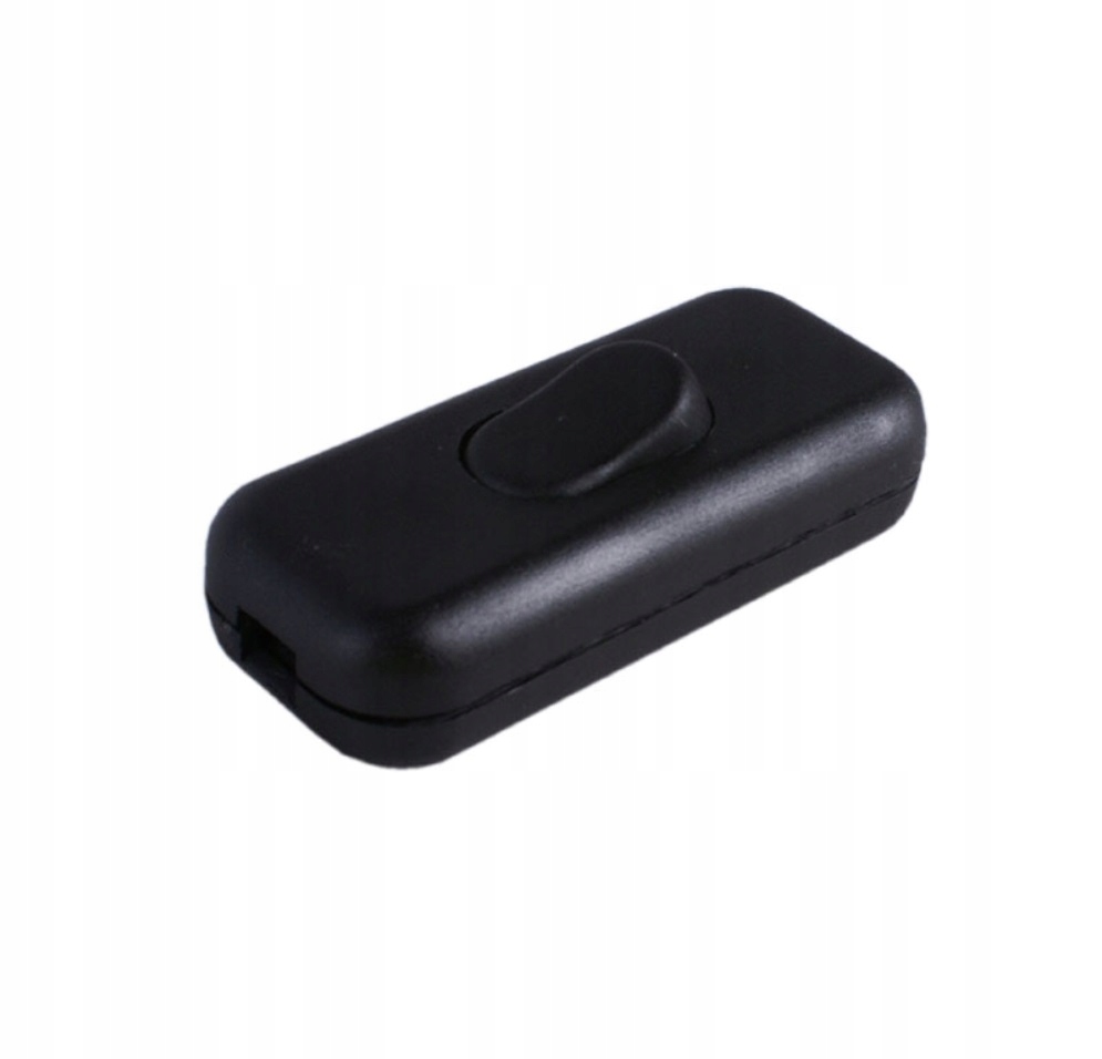 

Wyłącznik przelotowy na kabel do lampy czarny