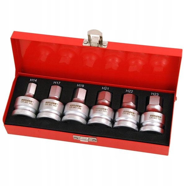 HEX SOCKETS HEX 14-23MM 3/4 FOR HUBS SET