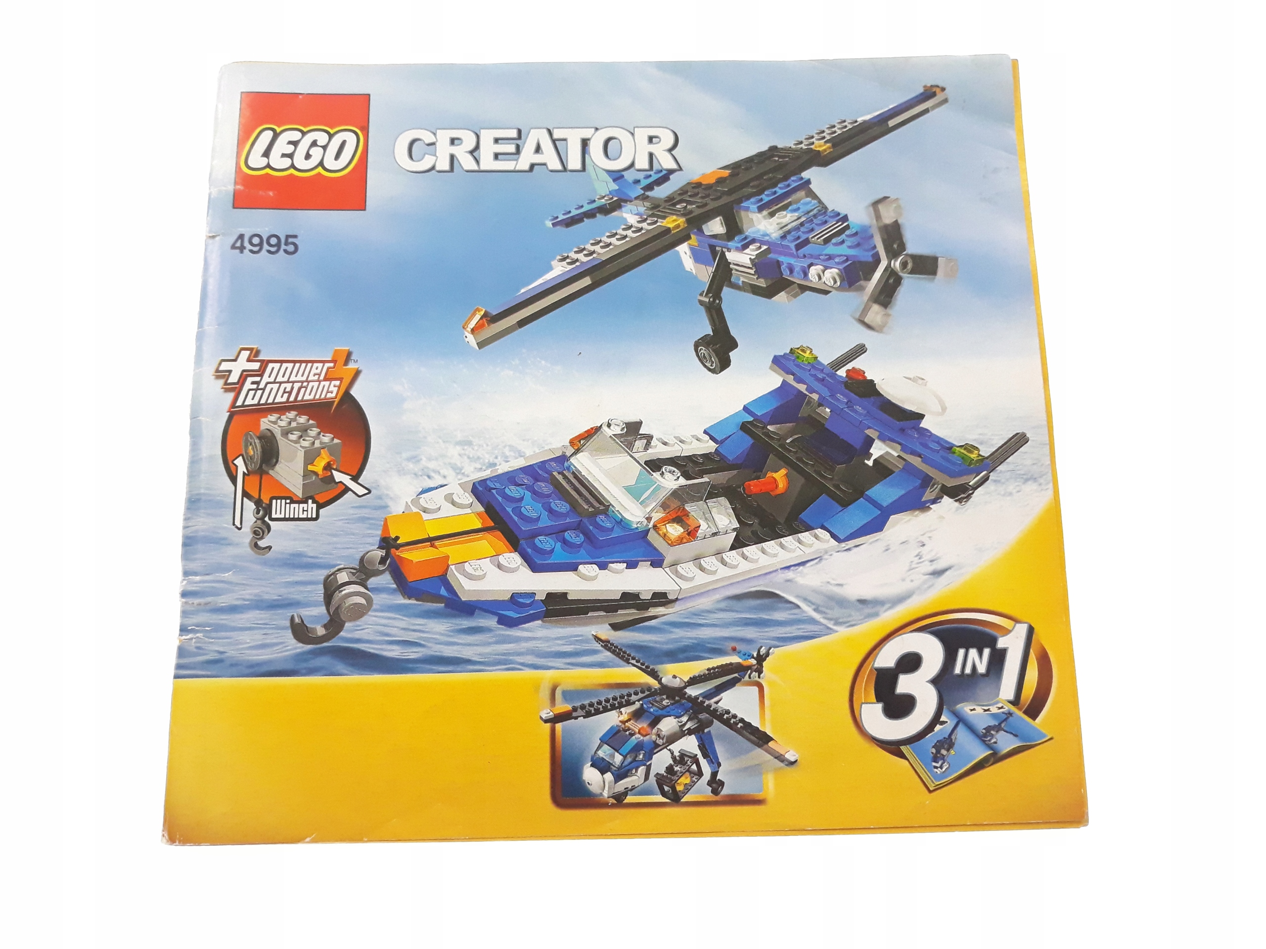 Lego Creator 3v1 4995 Cargo Copter Přepravní vrtulník Nový