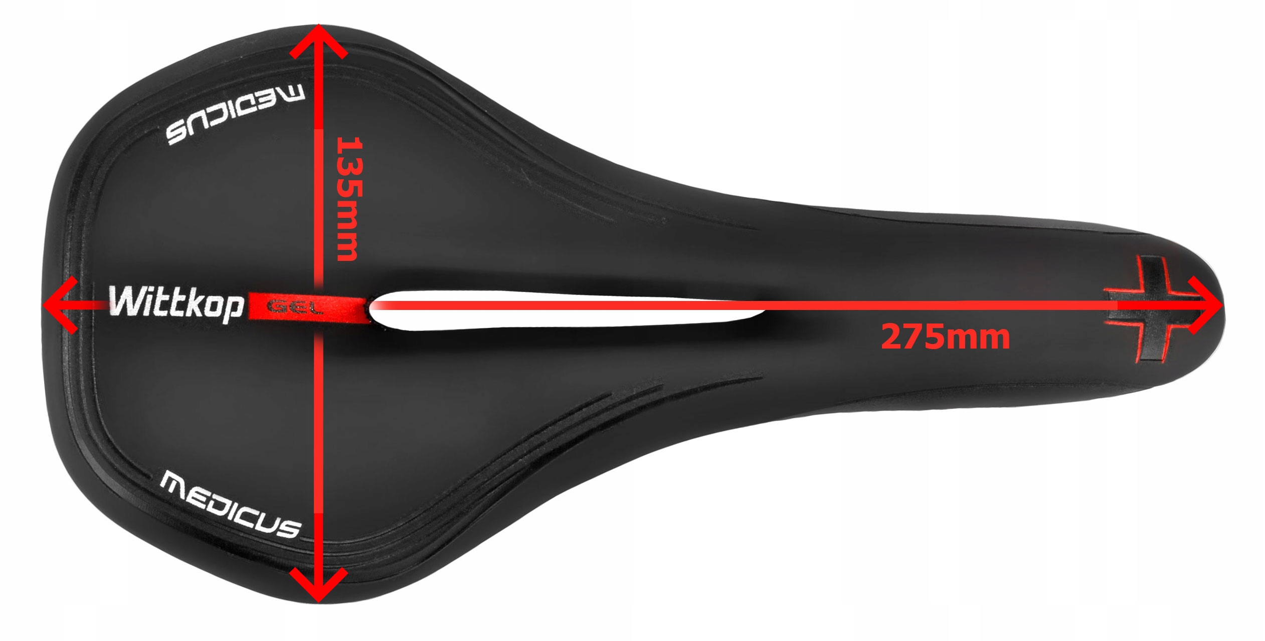 WITTKOP siodełko ŻELOWE TWIN MEDICUS 7.0 MTB Szosa Waga 270 g