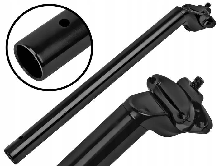 

Sztyca Sztywna Wspornik Siodła Alu 27,2 x400mm Blk
