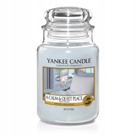 

Yankee Candle Świeca A Calm & Quiet Place 623g