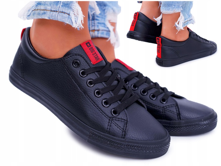 

Damskie Trampki Big Star Z Paskiem DD274687 37