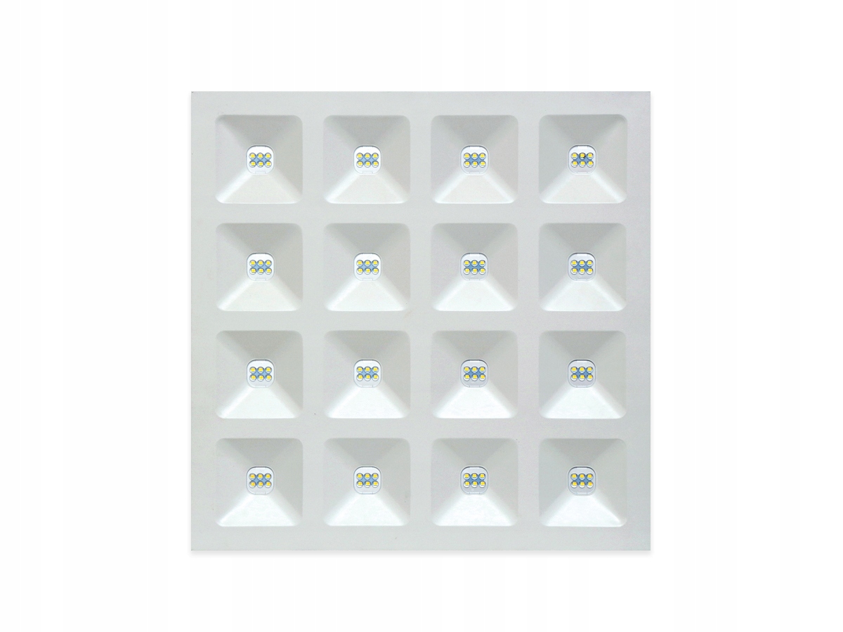Čtvercový panelový poloplafon LEDLine 59,6 x 1,9 cm bílý 244193