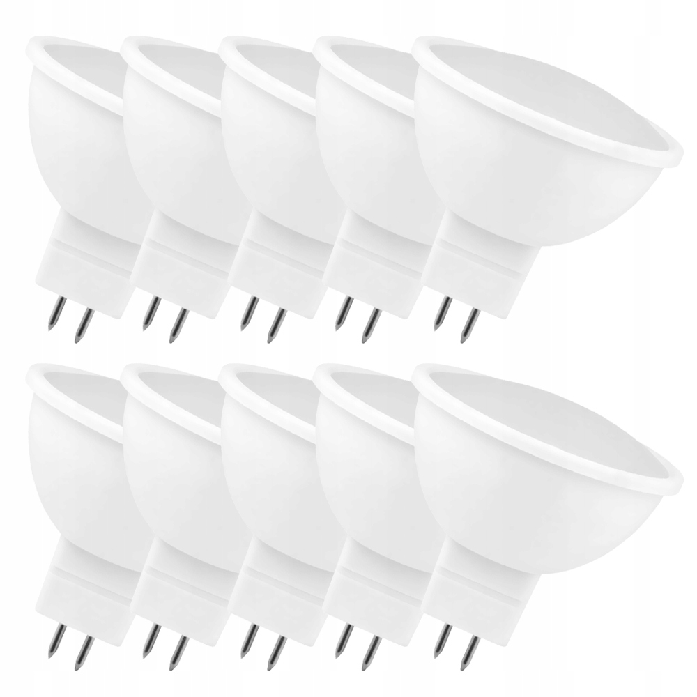 

10 x Żarówka Led 2835 Smd MR16 12V 4W=35W b.zimna