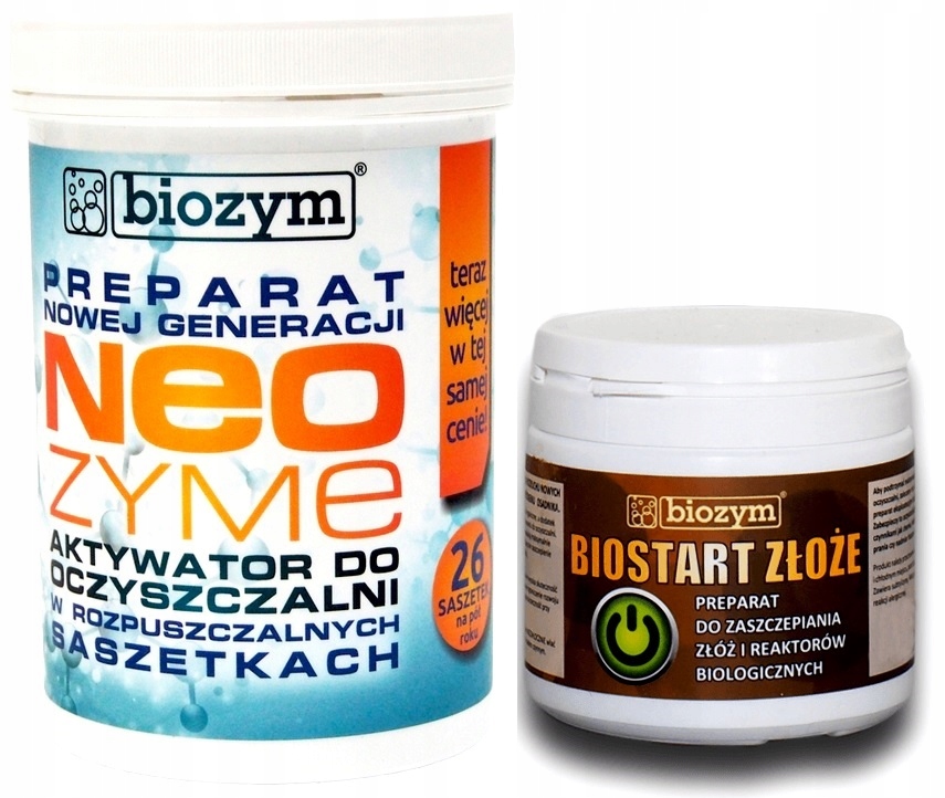 

Zestaw BioStart Złoże Neozyme 24 szt bakterie