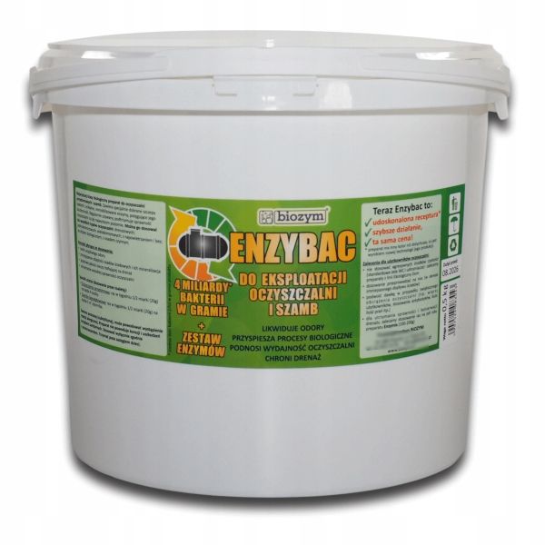 

Enzybac 5 kg bakterie do oczyszczalni i szamba
