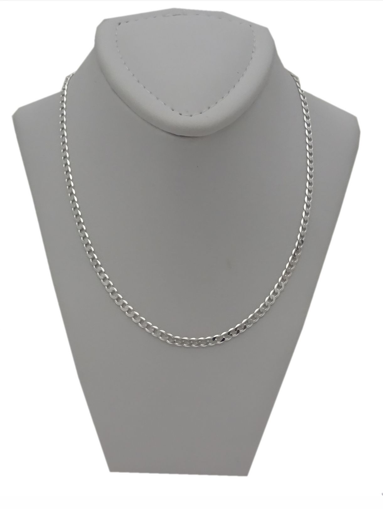 ŁAŃCUSZEK SREBRNY PANCERKA 55 CM ELEGANCKI LŚNIĄCY Waga produktu z opakowaniem jednostkowym 0.2 kg