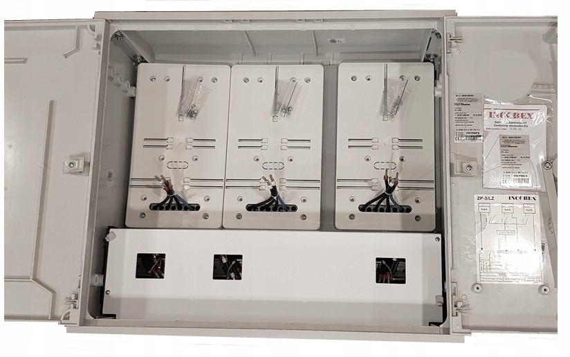 Skrzynka Złącze Pomiarowe Rozdzielnica 3 liczniki IP44 Uv Incobex nr45