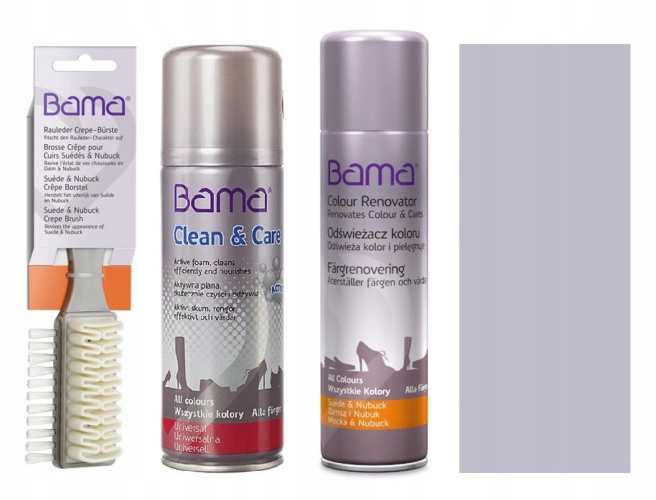 

Zestaw 3w1 Bama Cleaner Farba Bezbarwna Szczotka