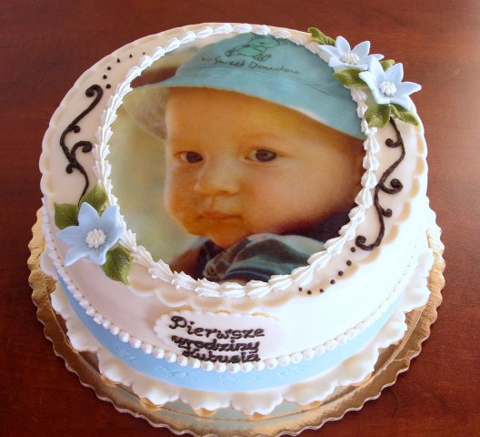 Oplatek Na Tort Z Twoim Wlasnym Zdjeciem 14cm Kolo 6948014300