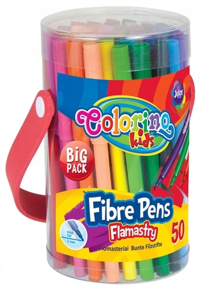 

Colorino Flamastry tuba, mazaki 50 szt w wiaderku