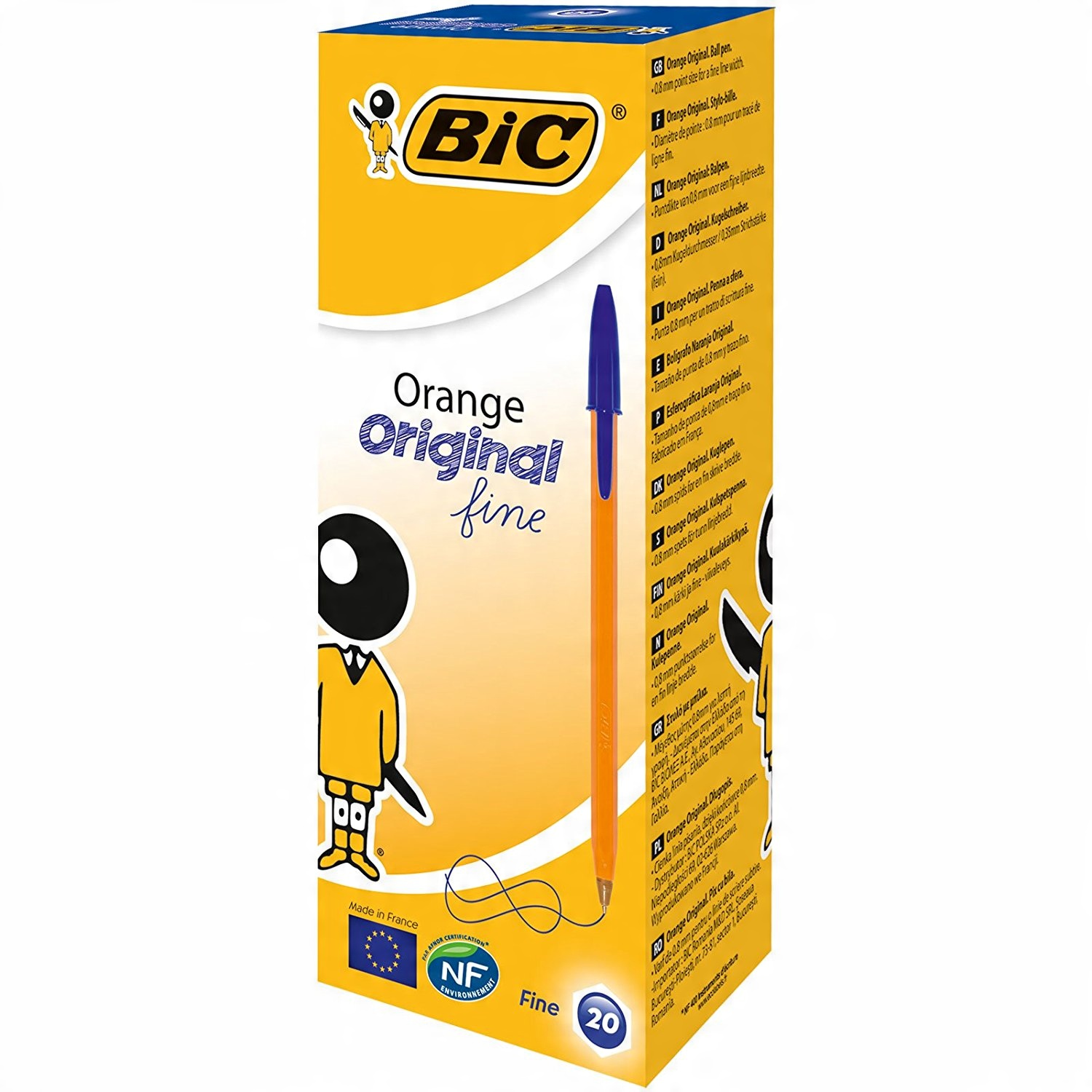 

Długopis olejowy Bic Orange Fine niebieski 20 szt.