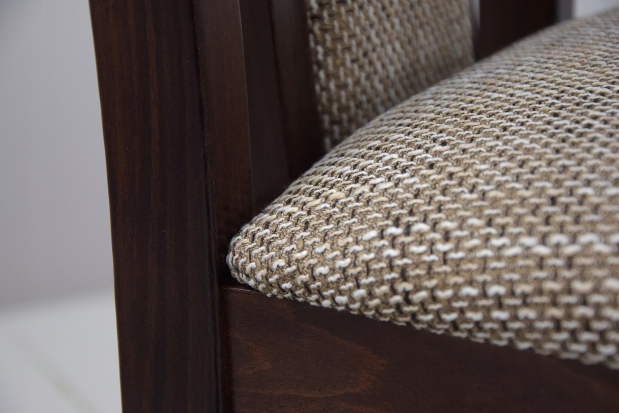 2x Krzesło B-7 Krzesła drewniane do salonu OD RĘKI Głębokość siedziska 40 cm