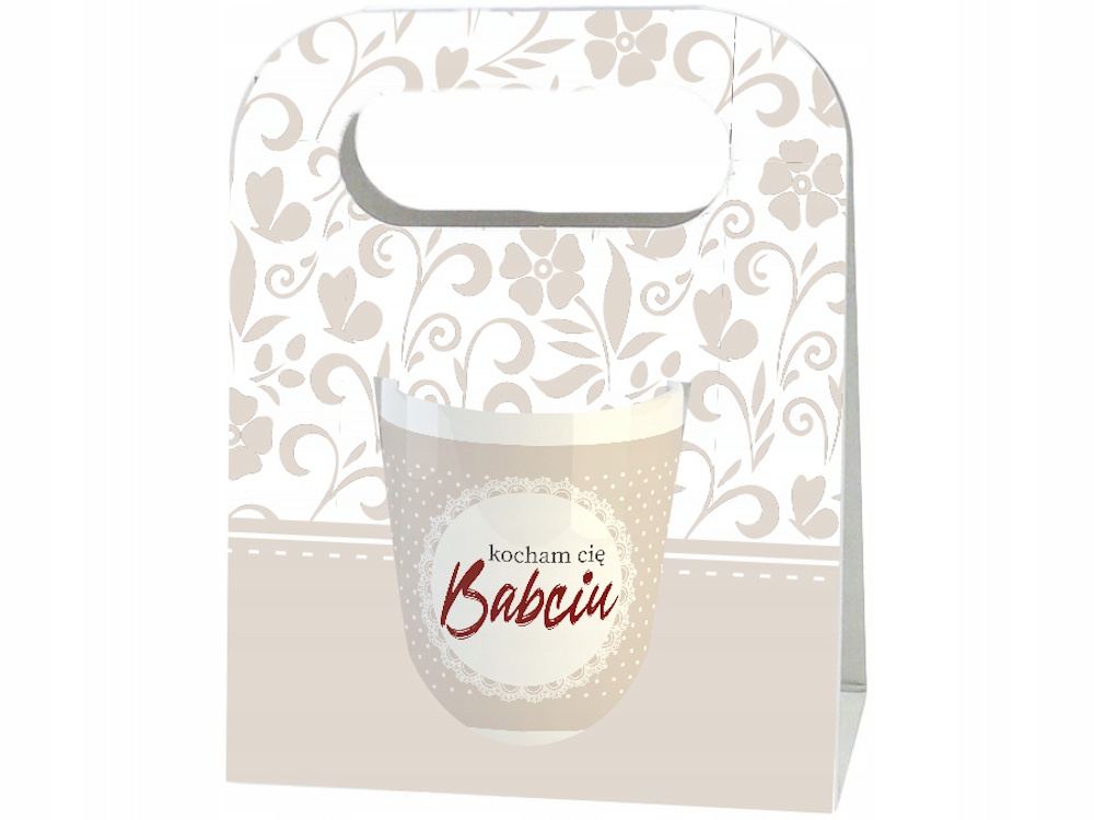 

Kubek porcelanowy 250ml Kocham Cię Babciu