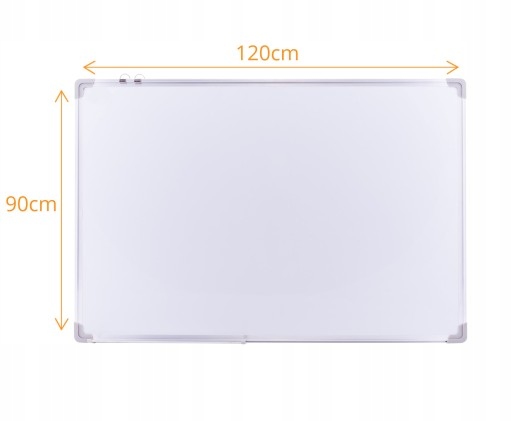 Mobilny stojak kółka + tablica DWUSTRONNA 120x90 Marka Abitus