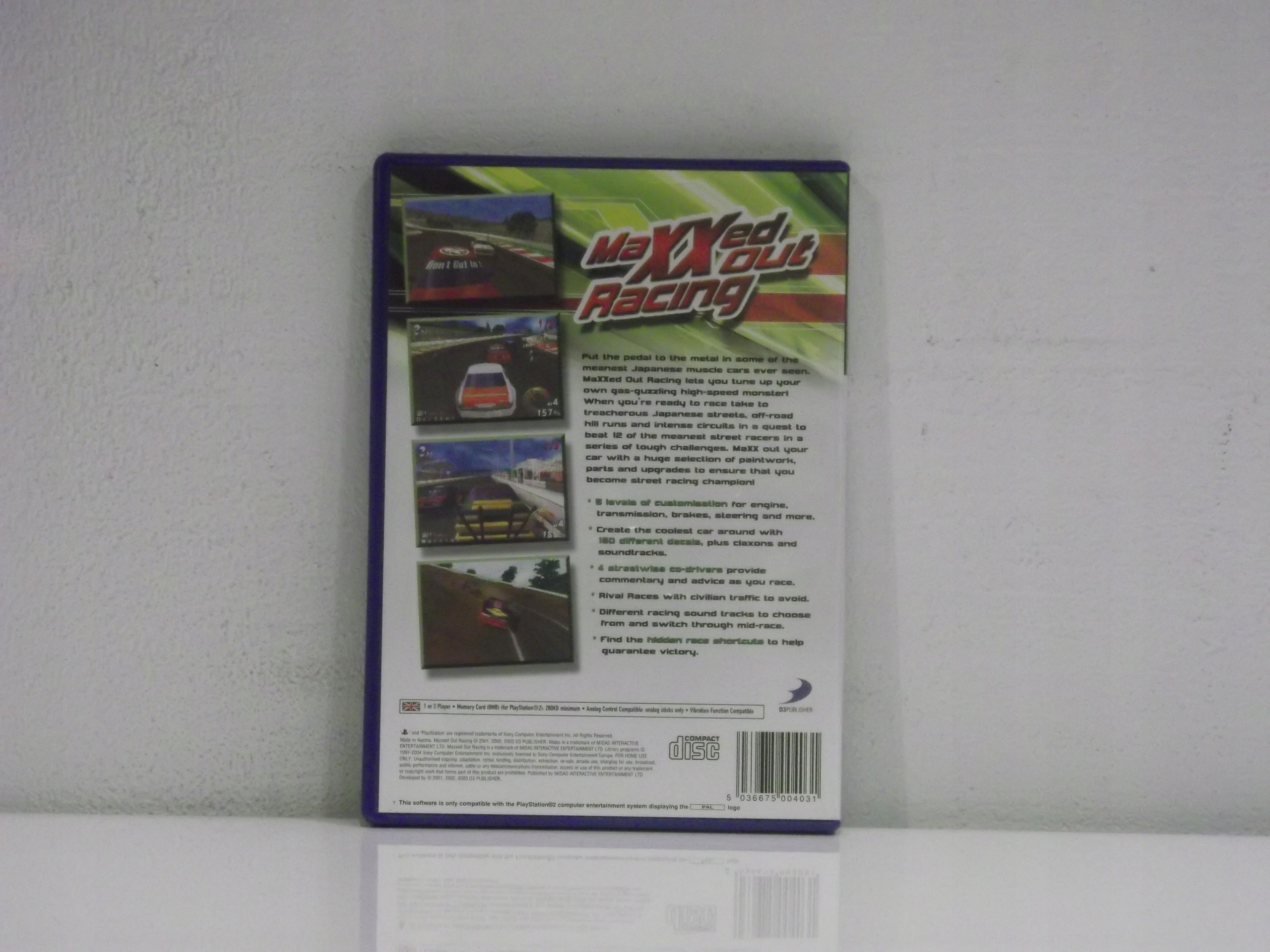 MAXXED OUT RACING PS2 Tematyka wyścigi