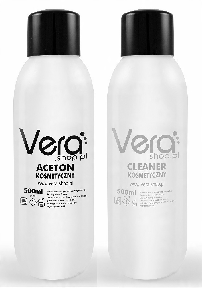 

Vera Cleaner 500ml Aceton 500ml Extra Jakość