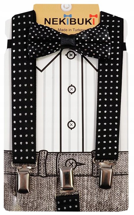 

Szelki I Mucha Do Spodni Komplet Zestaw J888S