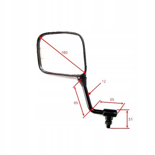 Pravé Černé Zrcátko Yamaha Fj 1100 84-85 Nové