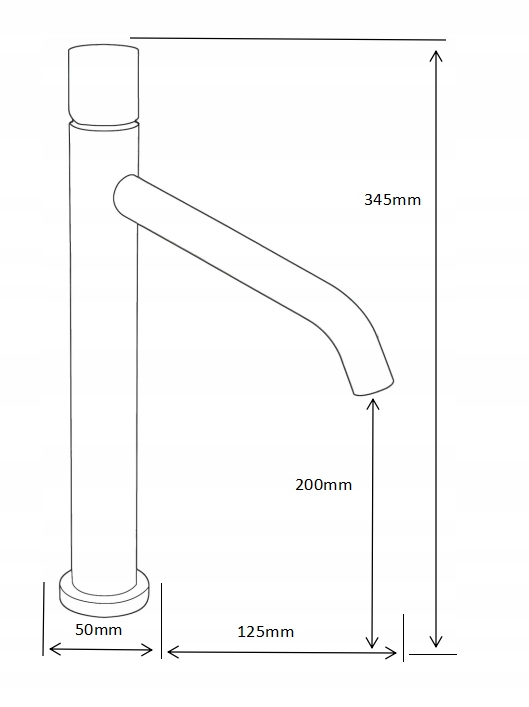 MEXEN RUMBA ONE BATERIA UMYWALKOWA WYSOKA CHROM EAN (GTIN) 5907709109599