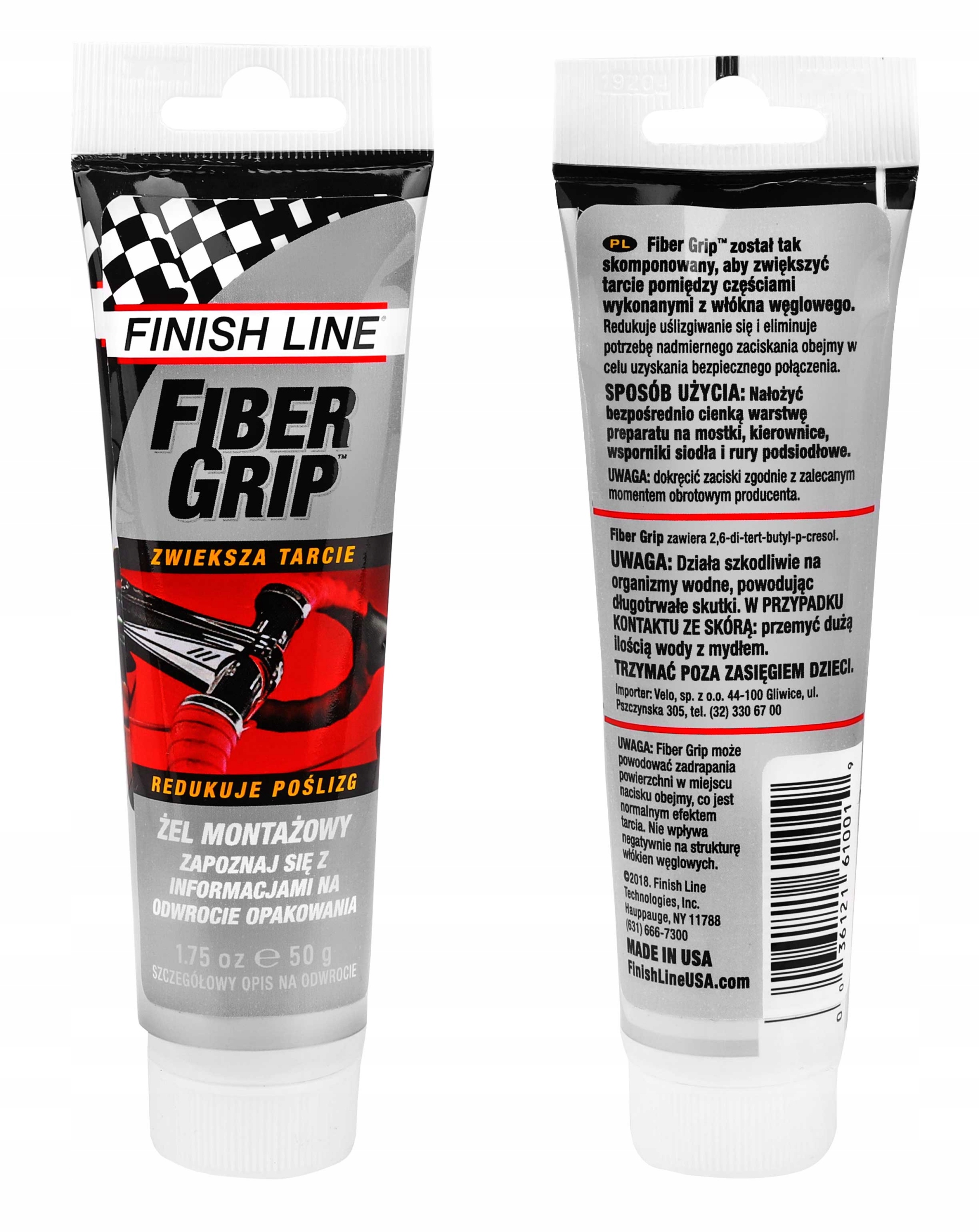 Pasta montażowa karbon FINISH LINE FIBER GRIP 50ml Marka Finish Line
