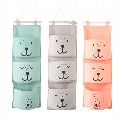 POJEMNIK KOSZ WOREK NA ZABAWKI WISZĄCY: TWARZE Marka LILSZOP