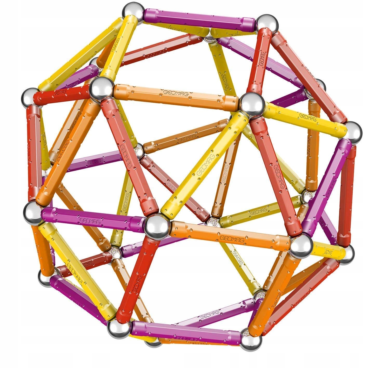 Klocki magnetyczne GEOMAG COLOR 127 el. GEO-264 Płeć chłopcy dziewczynki