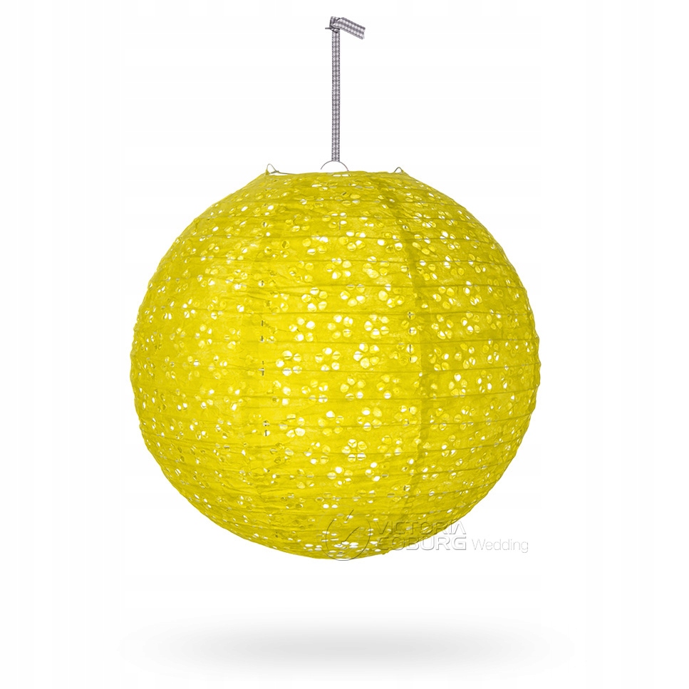 

Lampion Abażur Klosz Kula Ażur 30CM - Limonka !!
