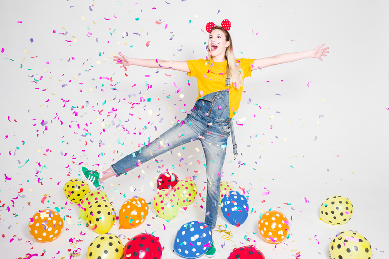 Tuba wystrzałowa kolorowe konfetti i serpentyny Kolor wielokolorowy