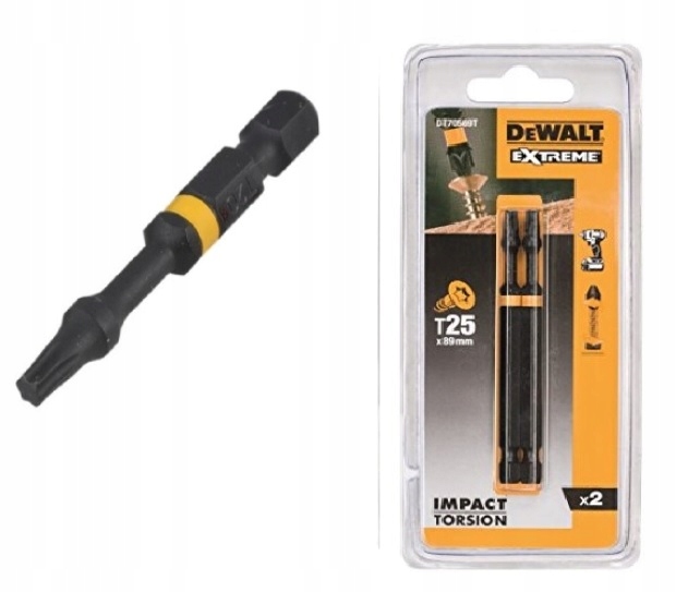 

DeWALT DT70569T bity udarowe torx T25 (89mm)