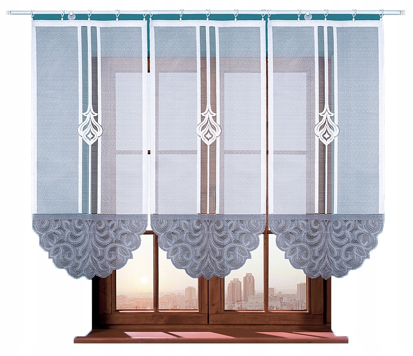 

Panel Ażur Firana Gotowa Żakard 90x230 Zuri