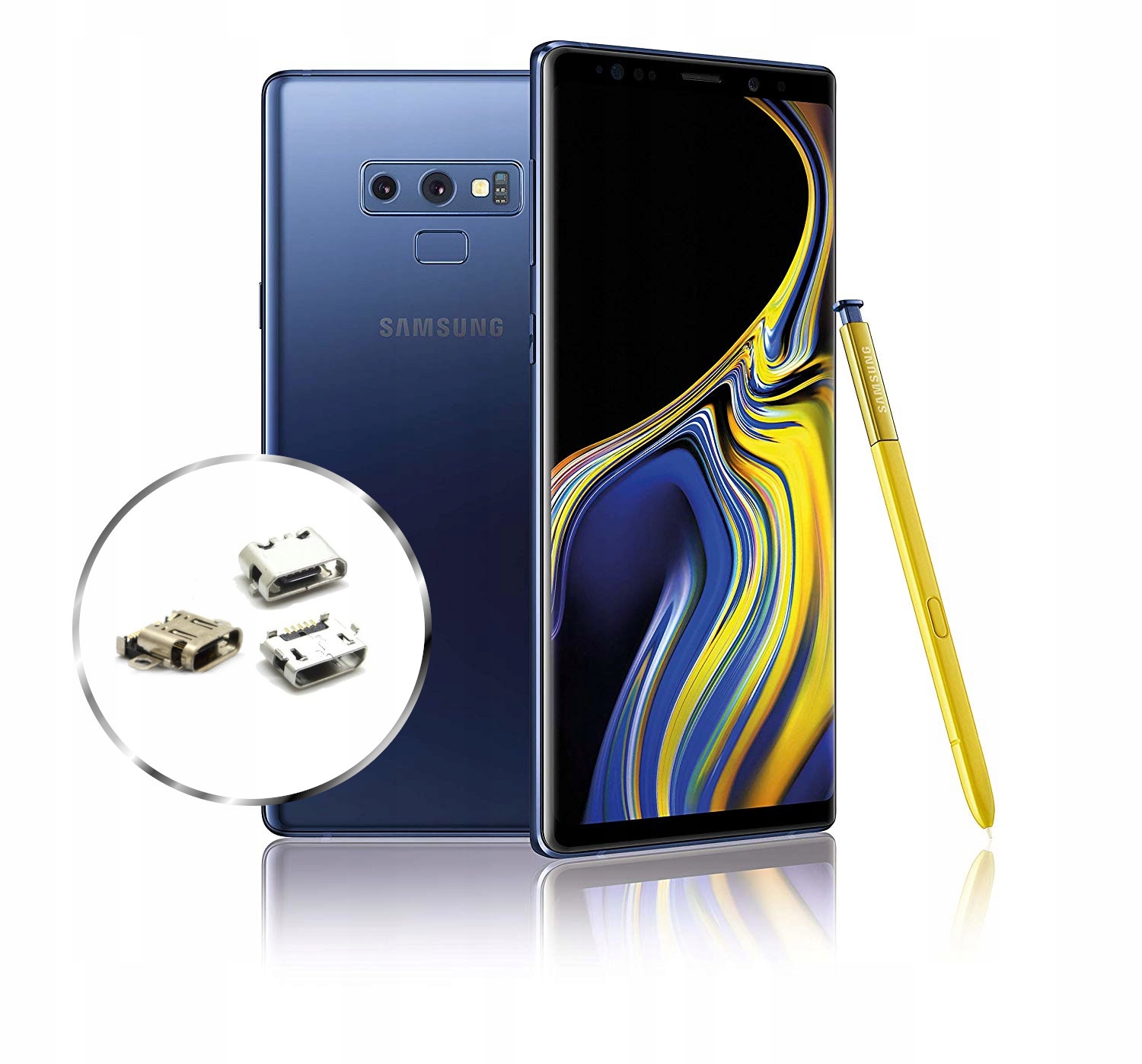 

Gniazdo ładowania Samsung note 9 N960f Naprawa Wym