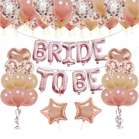 

Balony Zestaw Wieczór Panieński Bride to Be Serce