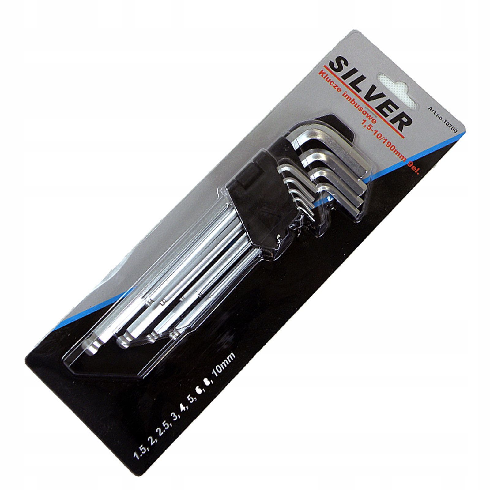 Klucze Imbusowe Imbusy Hex Z Kulką 9 El Sześciokątne Zestaw Imbusów