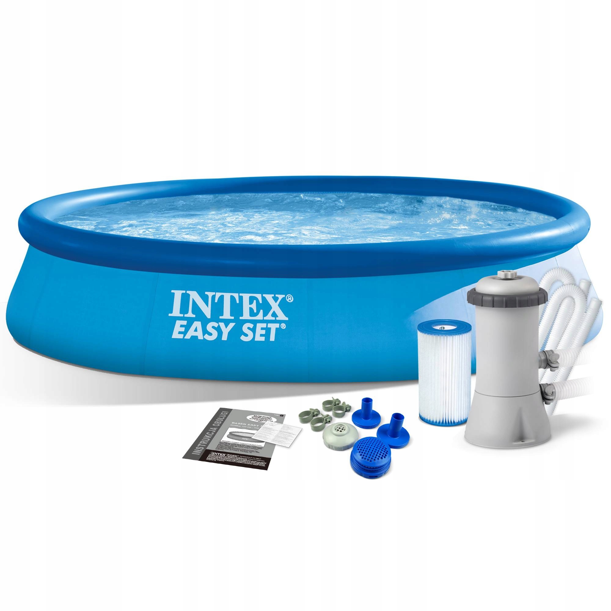 

Basen Ogrodowy Z Pompą 9w1 396x84 Intex Rozporowy