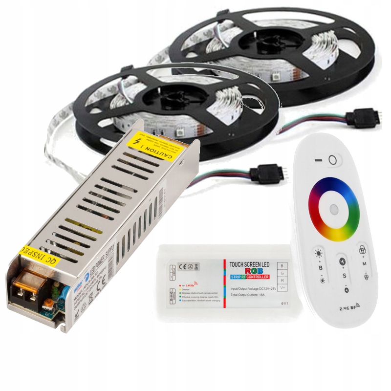 

Zestaw Taśma Led Rgb 10m Biały 3W1 St. Dotykowy