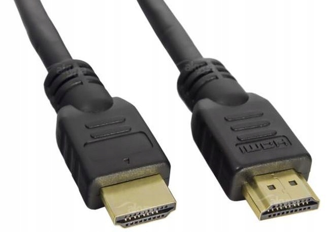 FIRMOWY KABEL HDMI-HDMI 0.5m nowy czarny