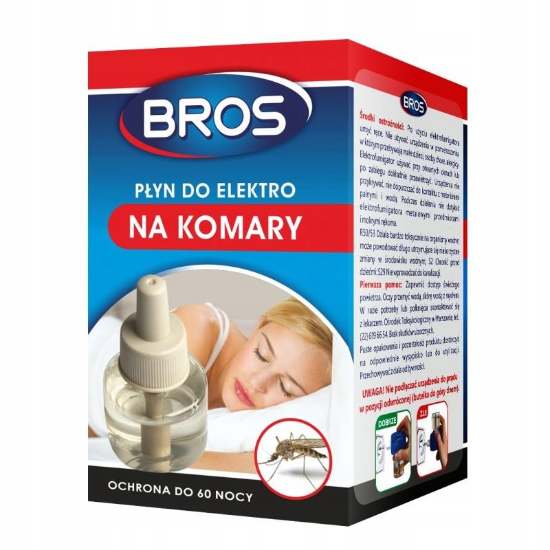 

Bros Płyn Do Elektro Na Komary 40 ml Do 60 Nocy
